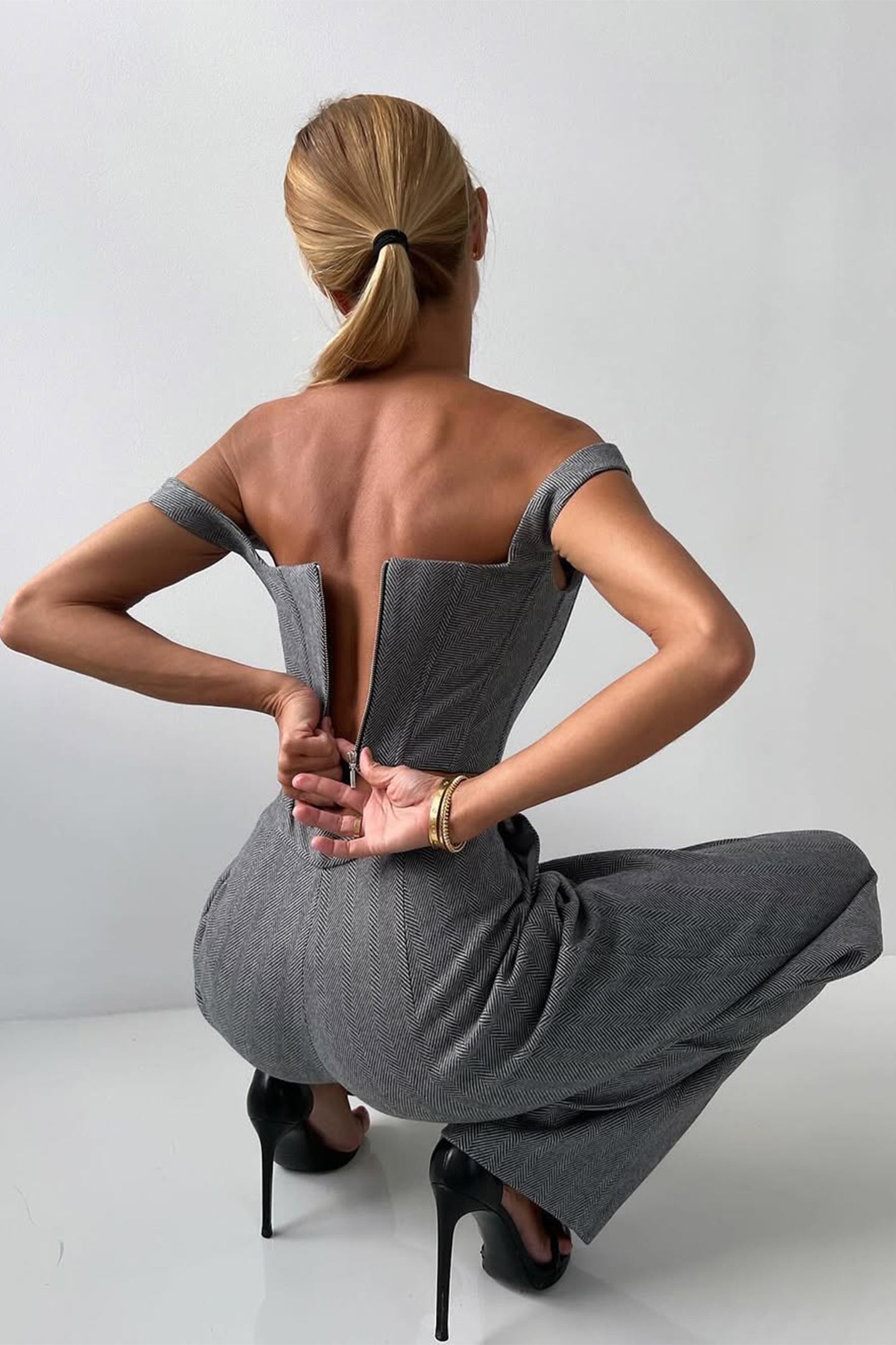 Georgia | Women Double-Breasted Three-Piece Trouser Suit