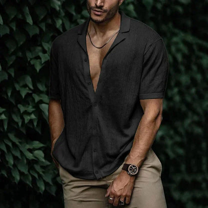 Kieran | Men Casual Short Sleeve Button Shirt