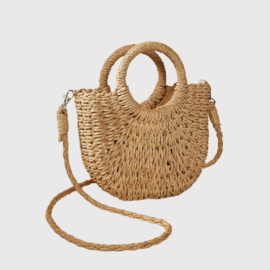 Laura | Women’s Summer Natural Woven Handbag