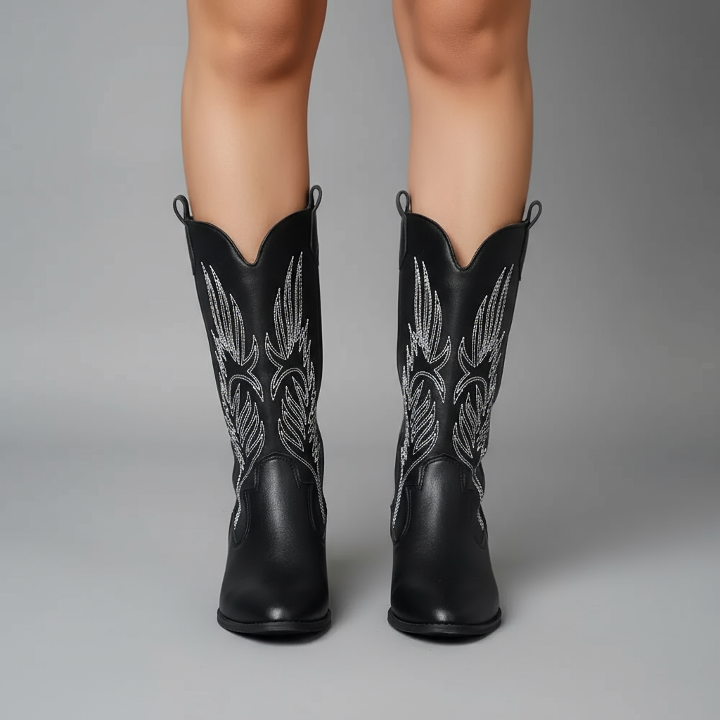Jessica | Embroidered Cowboy Boots for Women