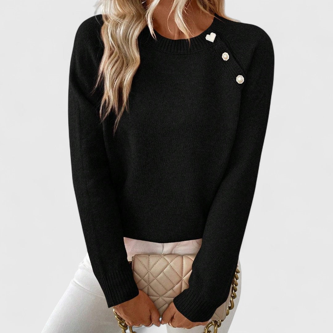 Isabella | Women Timeless Button Detail Sweater