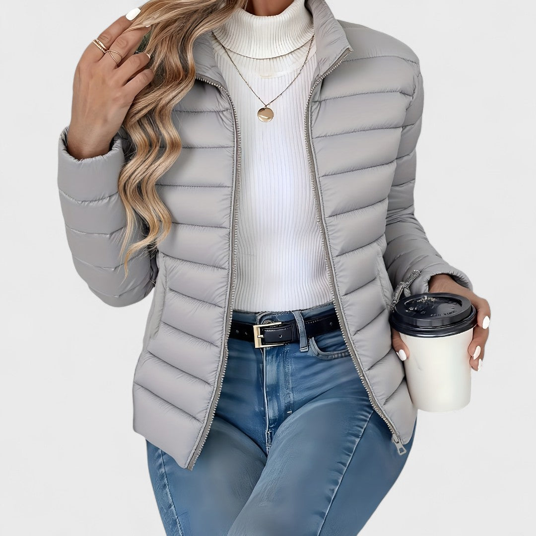 Elsie | Women Elegant High Collar Puffer Jacket