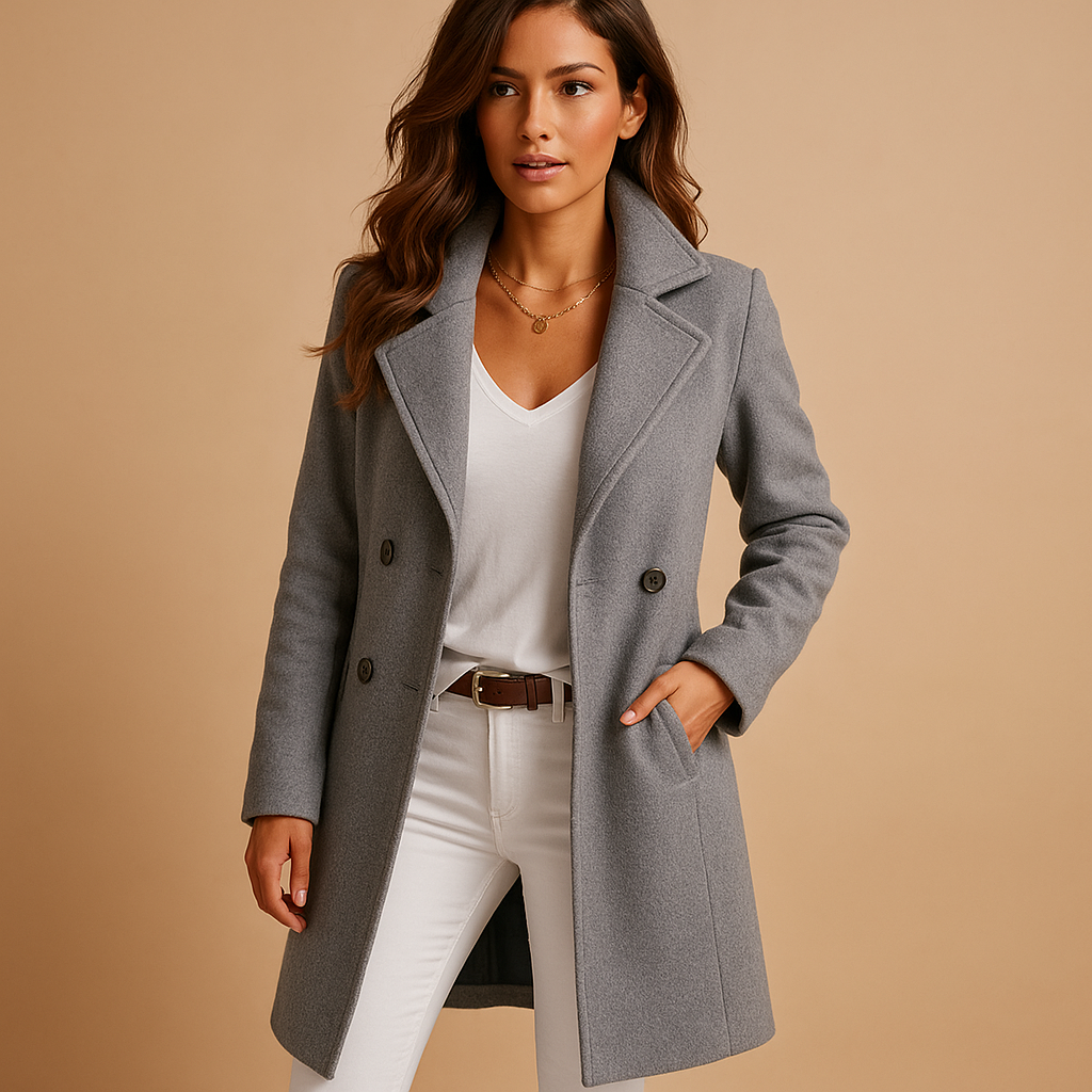 Anna | Women Classic Tailored Long Coat