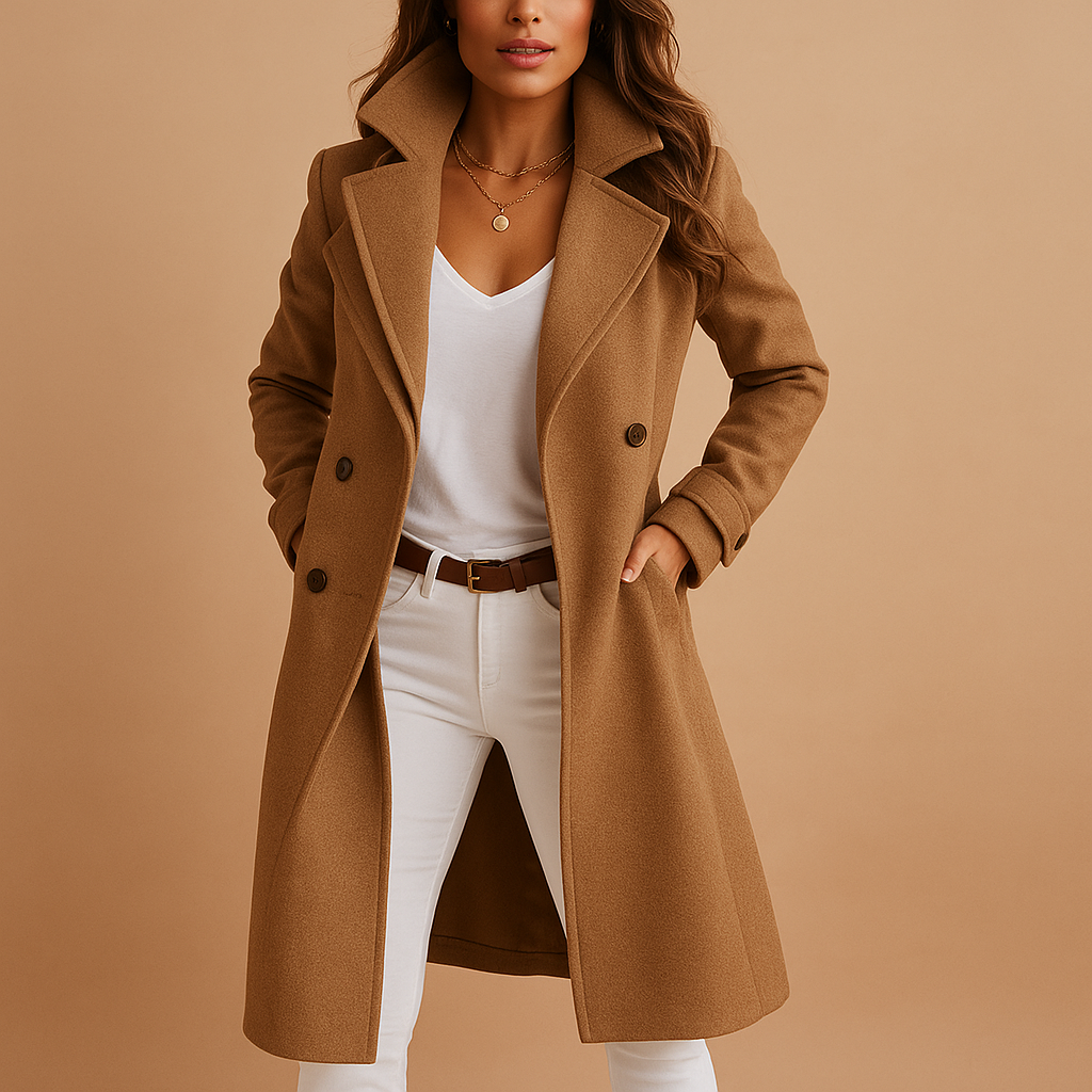 Anna | Women Classic Tailored Long Coat