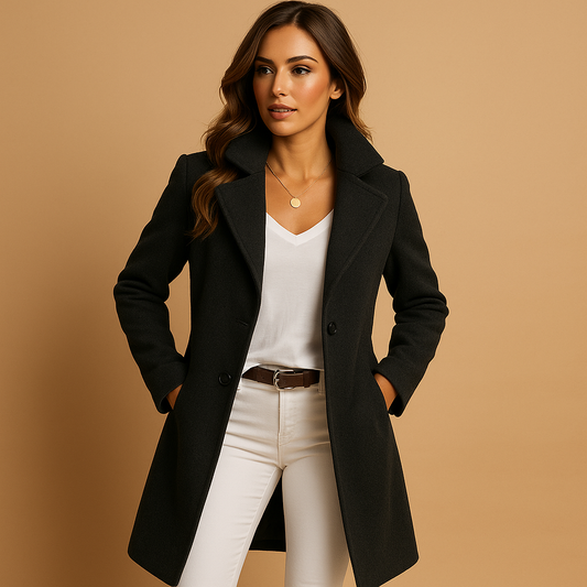 Anna | Women Classic Tailored Long Coat