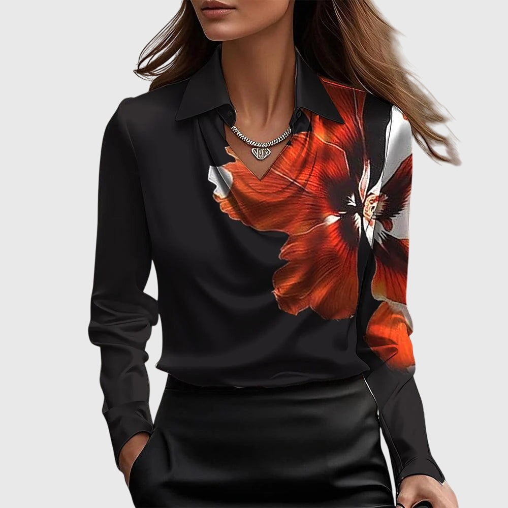 Ruby | Women Elegant Satin Blouse