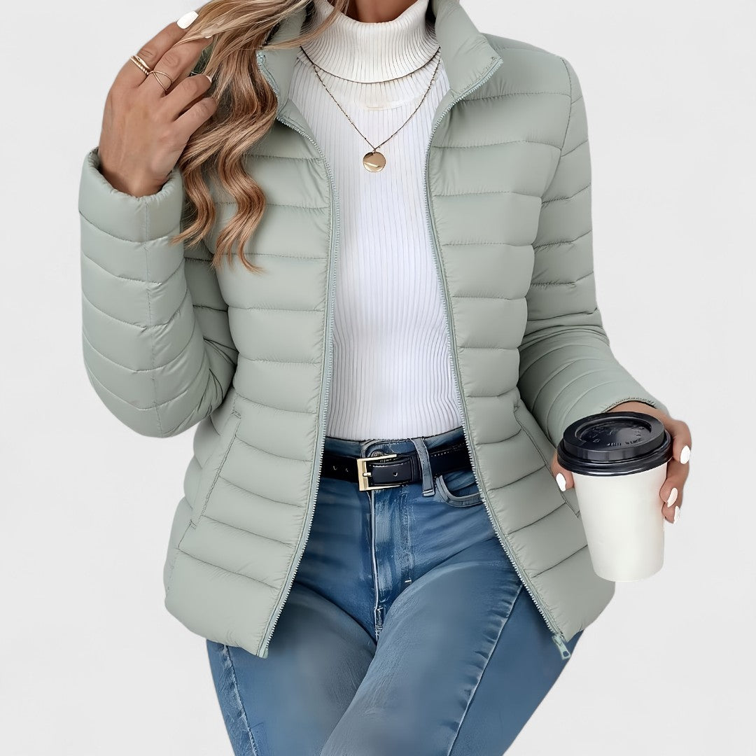Elsie | Women Elegant High Collar Puffer Jacket