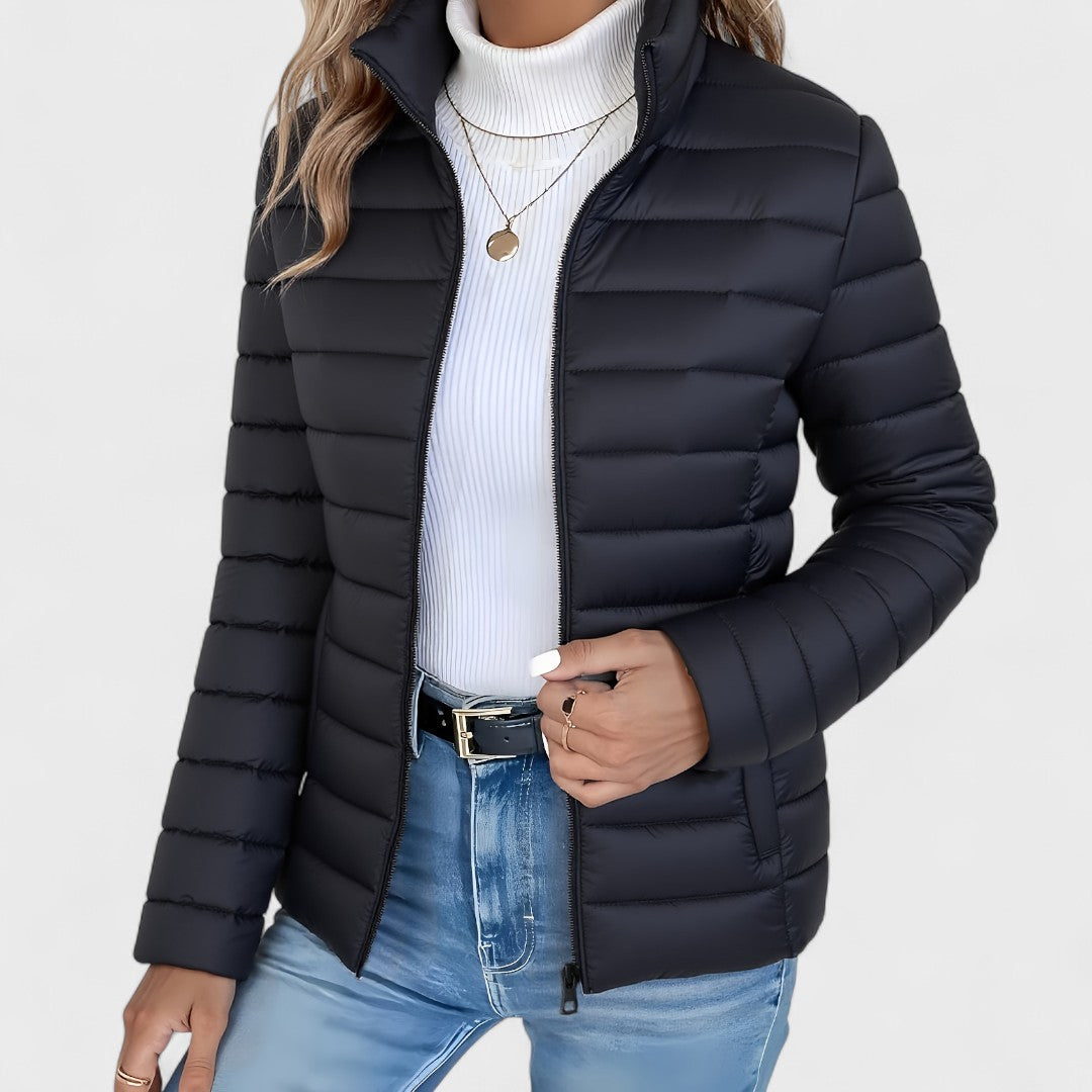 Elsie | Women Elegant High Collar Puffer Jacket