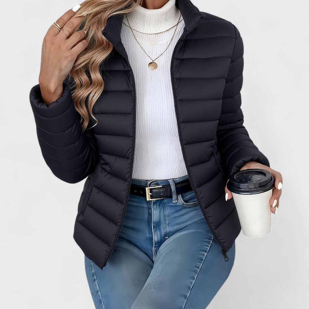 Elsie | Women Elegant High Collar Puffer Jacket