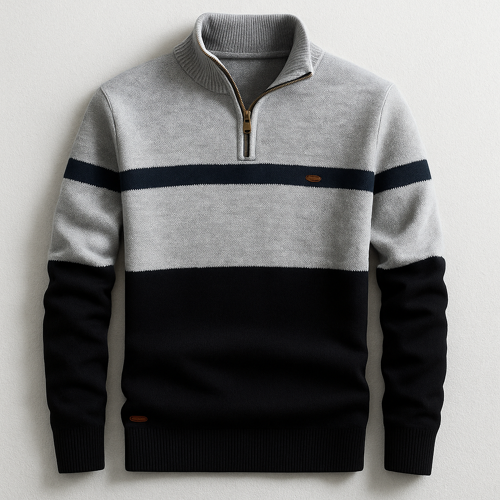 Jacob | Men Heritage Quarter-Zip Sweatshirt