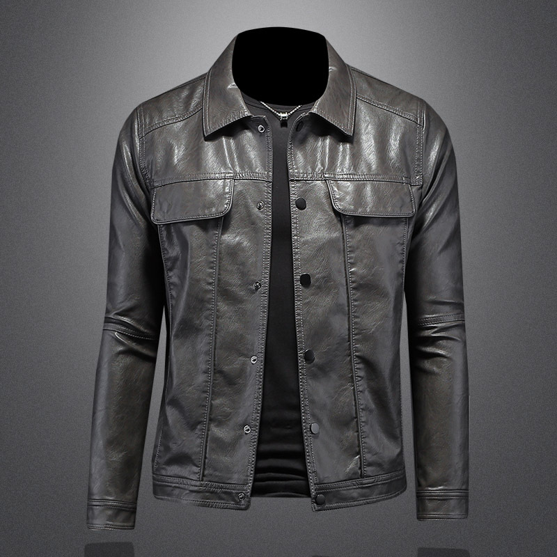 Benjamin | Men Classic Button Moto Jacket