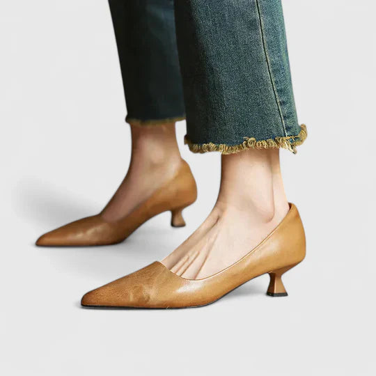 Sophie | Women Orthopedic Kitten Heel Pumps