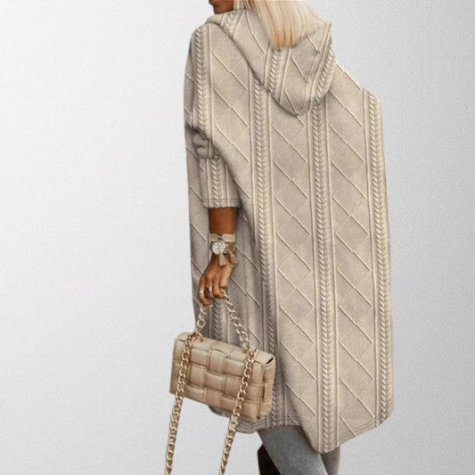Hannah | Women Extended Length Hooded Cardigan