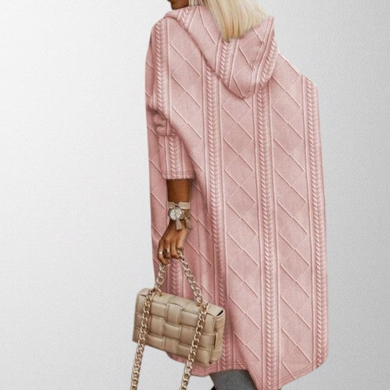 Hannah | Women Extended Length Hooded Cardigan
