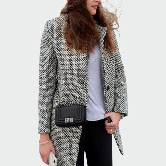 Kate | Women Elegant Double-Breasted Long Coat