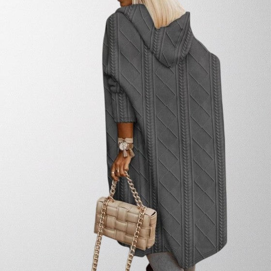 Hannah | Women Extended Length Hooded Cardigan