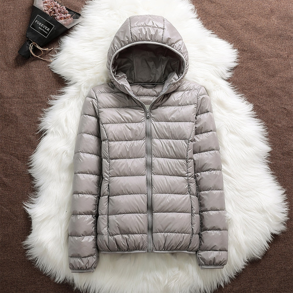 Georgia | Women Hooded Quilted Puffer Jacket