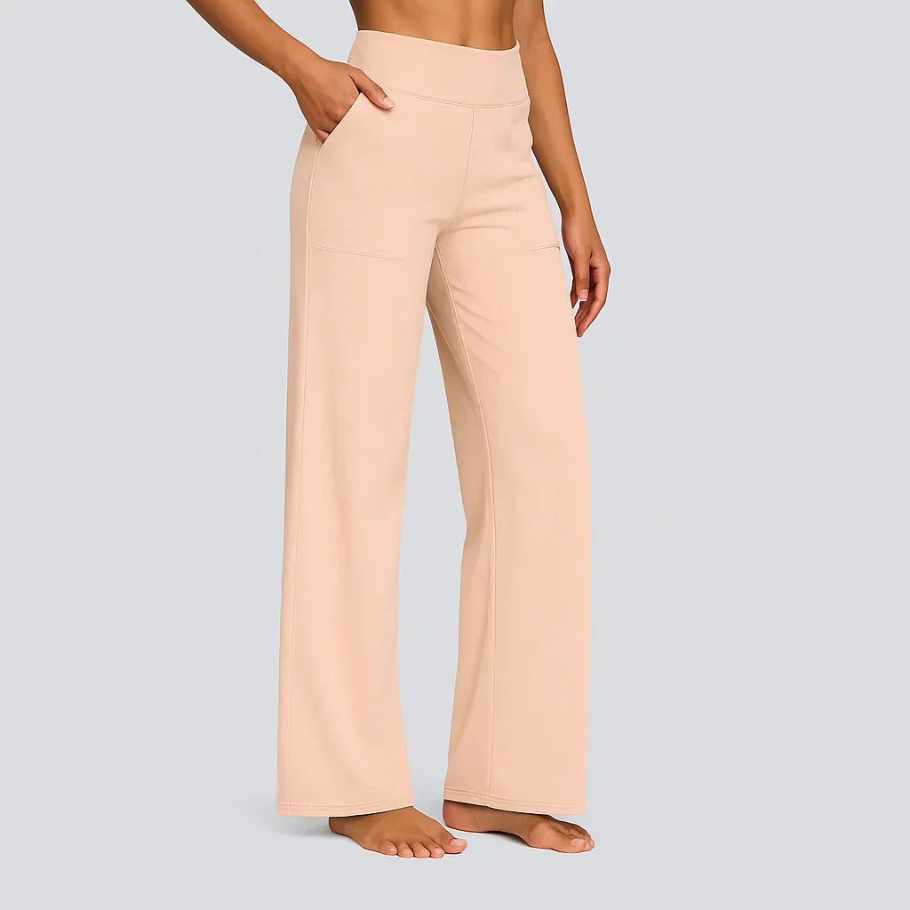 Jessica | Women Elegant High Waisted Wide-Leg Pants