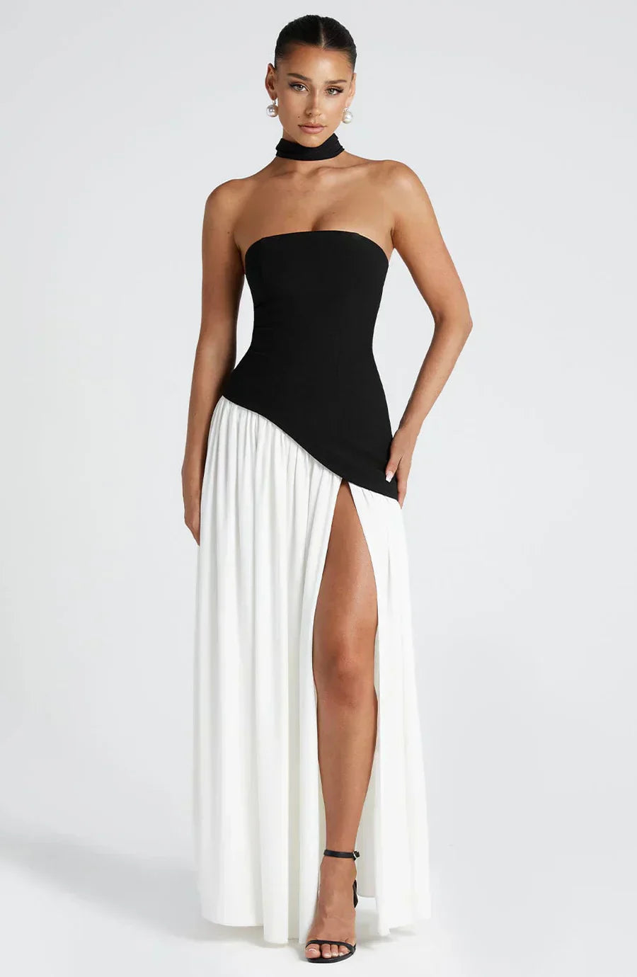 Kimberly | Women Wedding Guest Asymmetric Maxi Dress