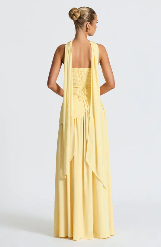 Kimberly | Women Wedding Guest Asymmetric Maxi Dress