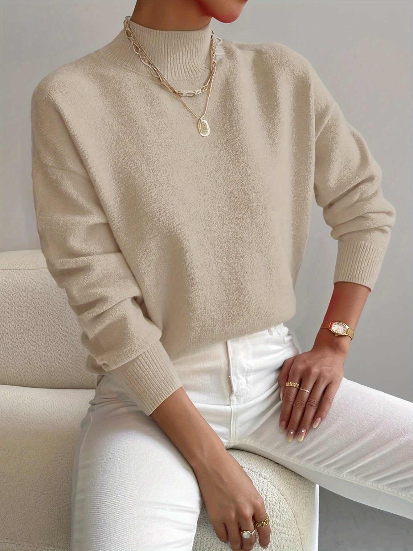 Audrey | Women Elegant Turtleneck Sweater