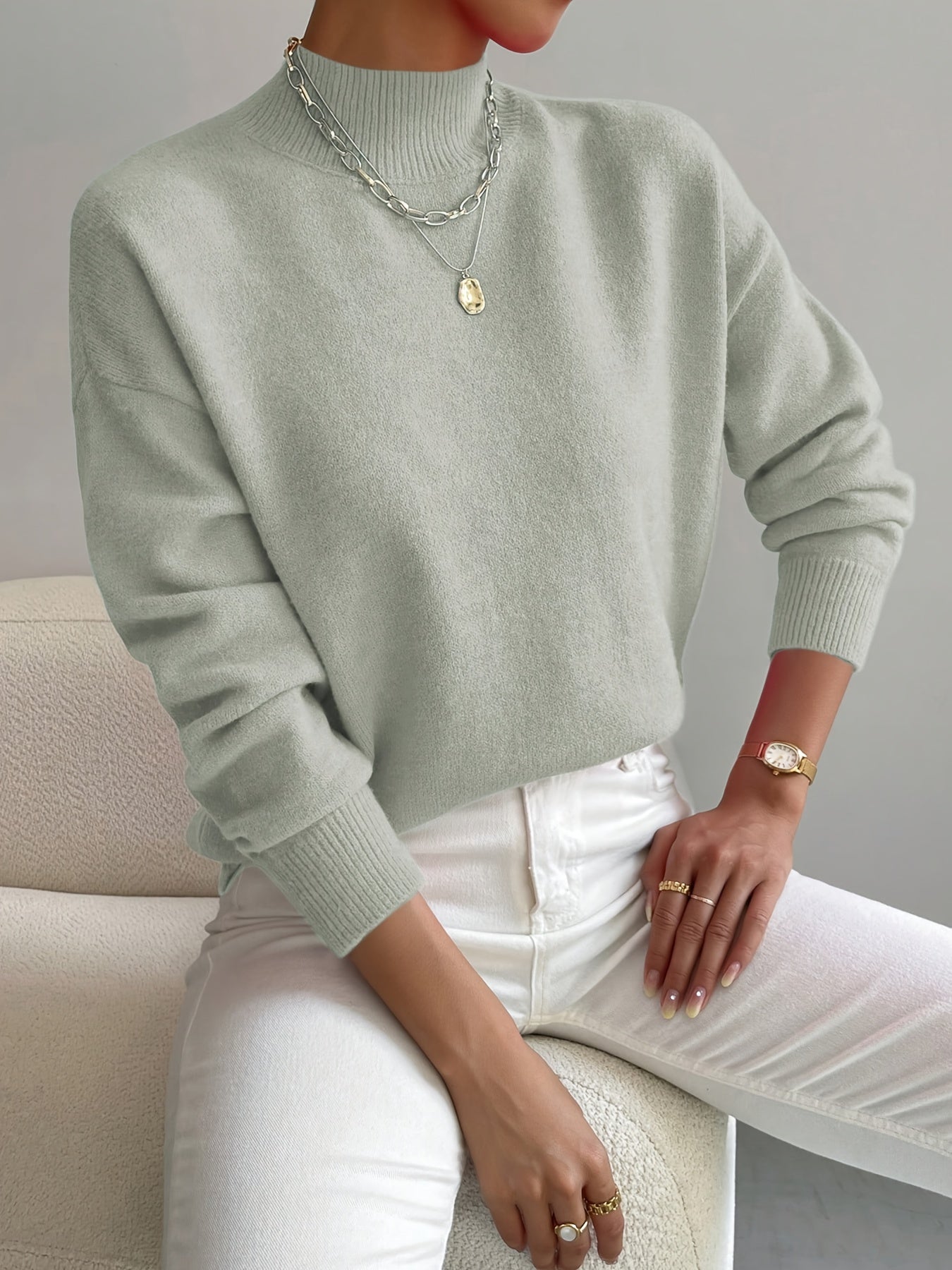 Audrey | Women Elegant Turtleneck Sweater