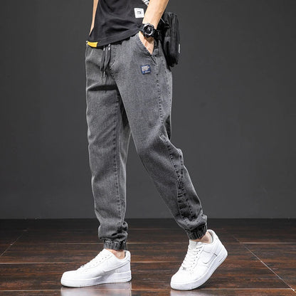 Grant | Men’s Drawstring Jogger Fit Casual Jeans Pants