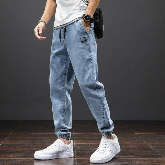 Grant | Men’s Drawstring Jogger Fit Casual Jeans Pants