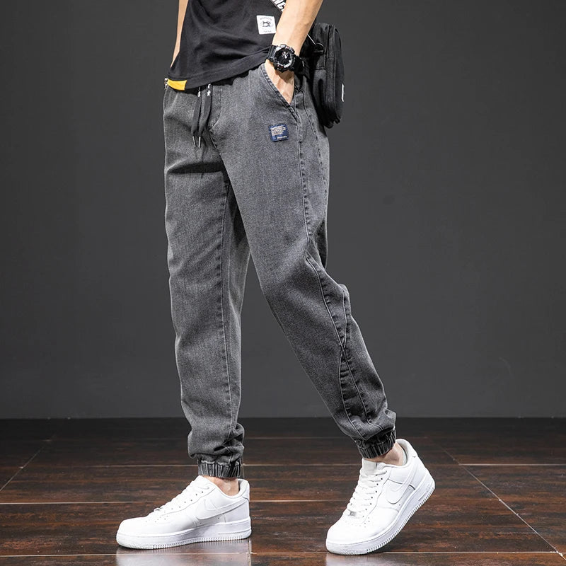 Grant | Men’s Drawstring Jogger Fit Casual Jeans Pants