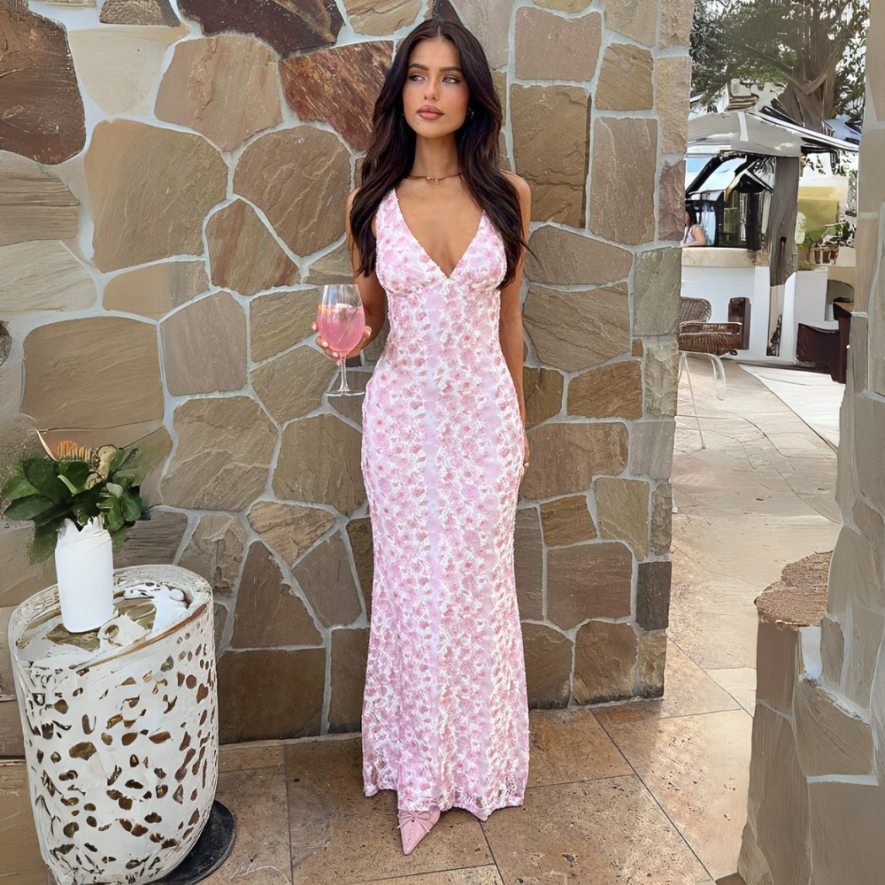 Isabella | Women Wedding Guest Maxi Dress