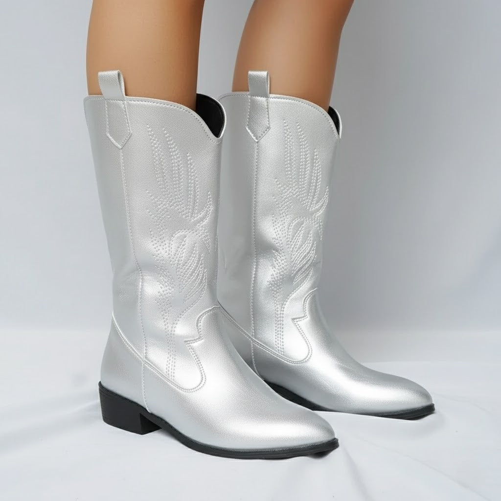 Jessica | Embroidered Cowboy Boots for Women