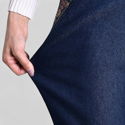 Taylor | Women’s Comfortable Stretch Jeans with Side Pockets and Elastic Waist