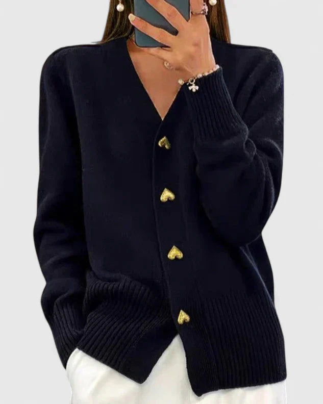 Mia | Women Elegant Button Front Cardigan
