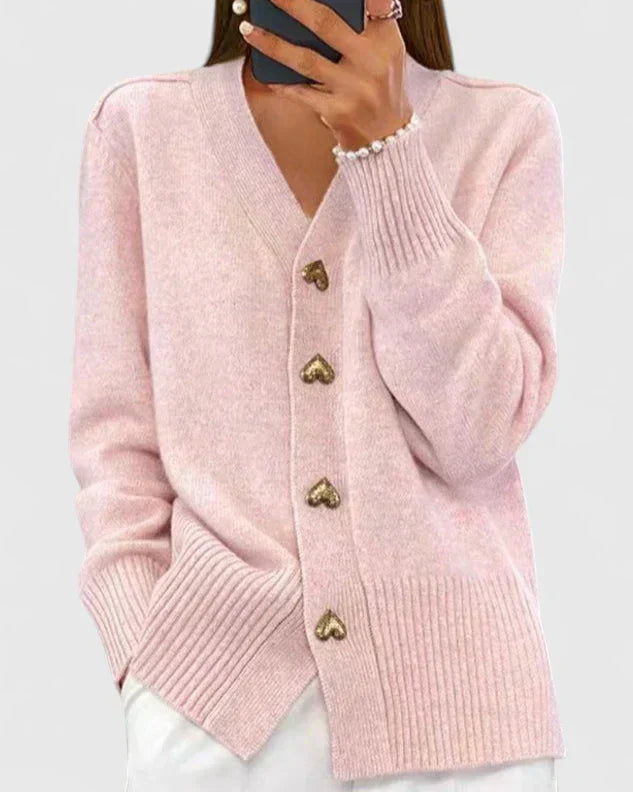 Amelia | Women Elegant Button Front Cardigan