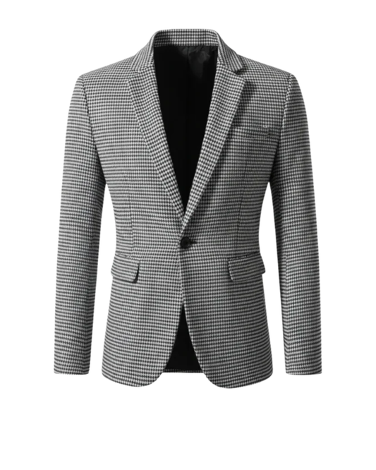 Richard | Men Refined Checked Tailored Blazer