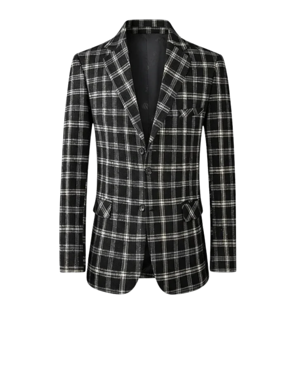 Robert | Men Refined Plaid Tailored Blazer
